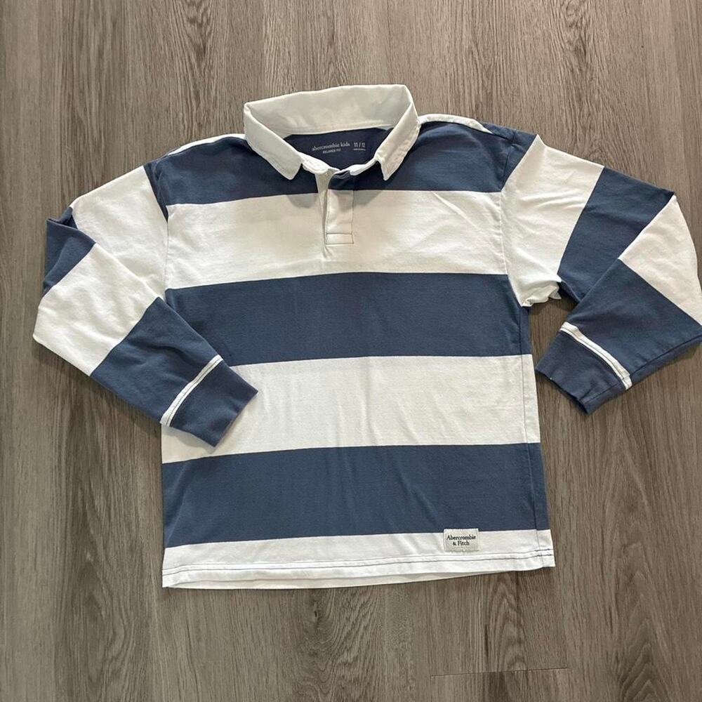 Abercrombie kids blue white